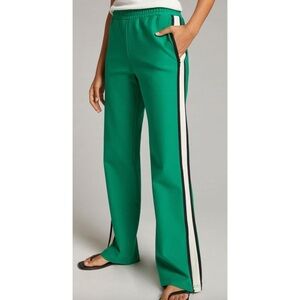 Maeve (by Anthropologie) Martine Green Ponte Track Pants